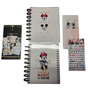 Disney Happy Planner Minnie Mouse Budget Planner Sticker Accessories Lot